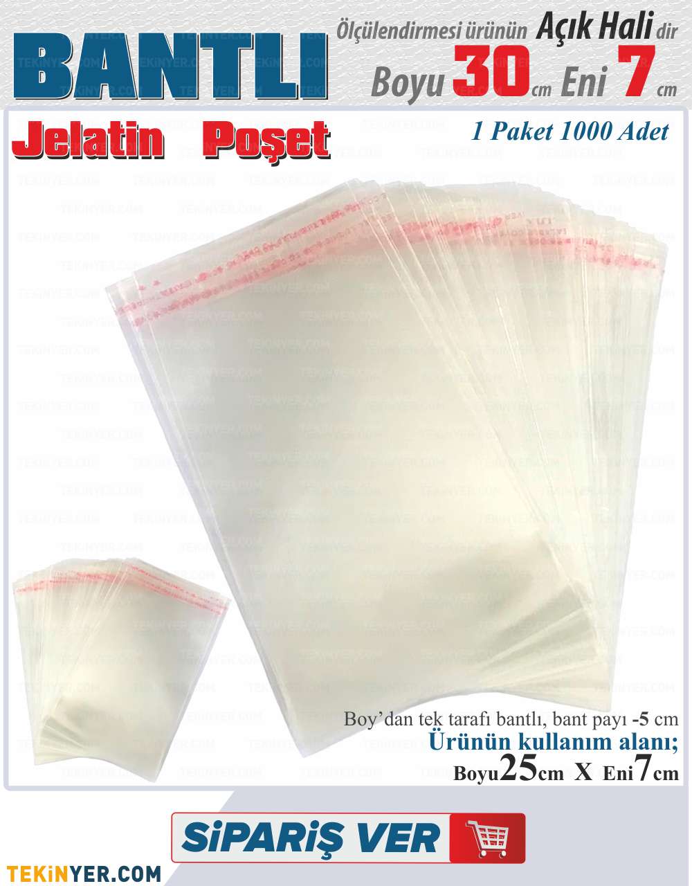 7x30 Bantlı Jelatin