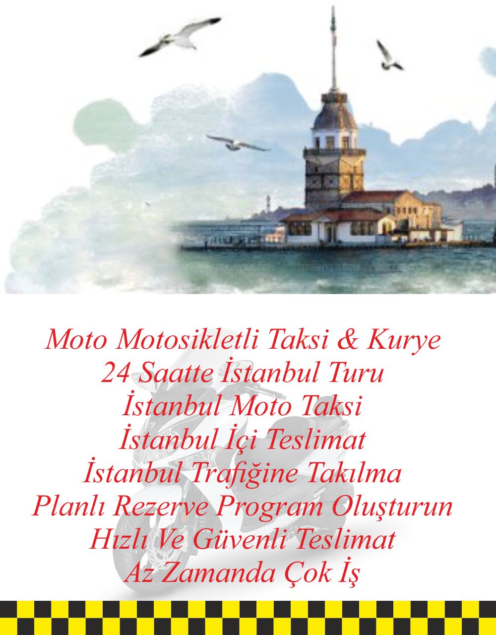 İstanbul Moto Kurye Malzemesi